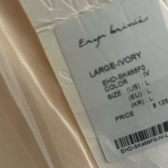 NWT Eryn Brinie Tulle Layered Wool Skirt - Picture 3 of 3